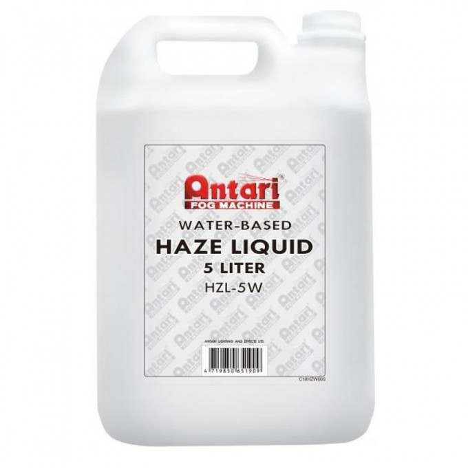 Жидкость для генератора тумана ANTARI, водная основа, 5 л HZL-5W